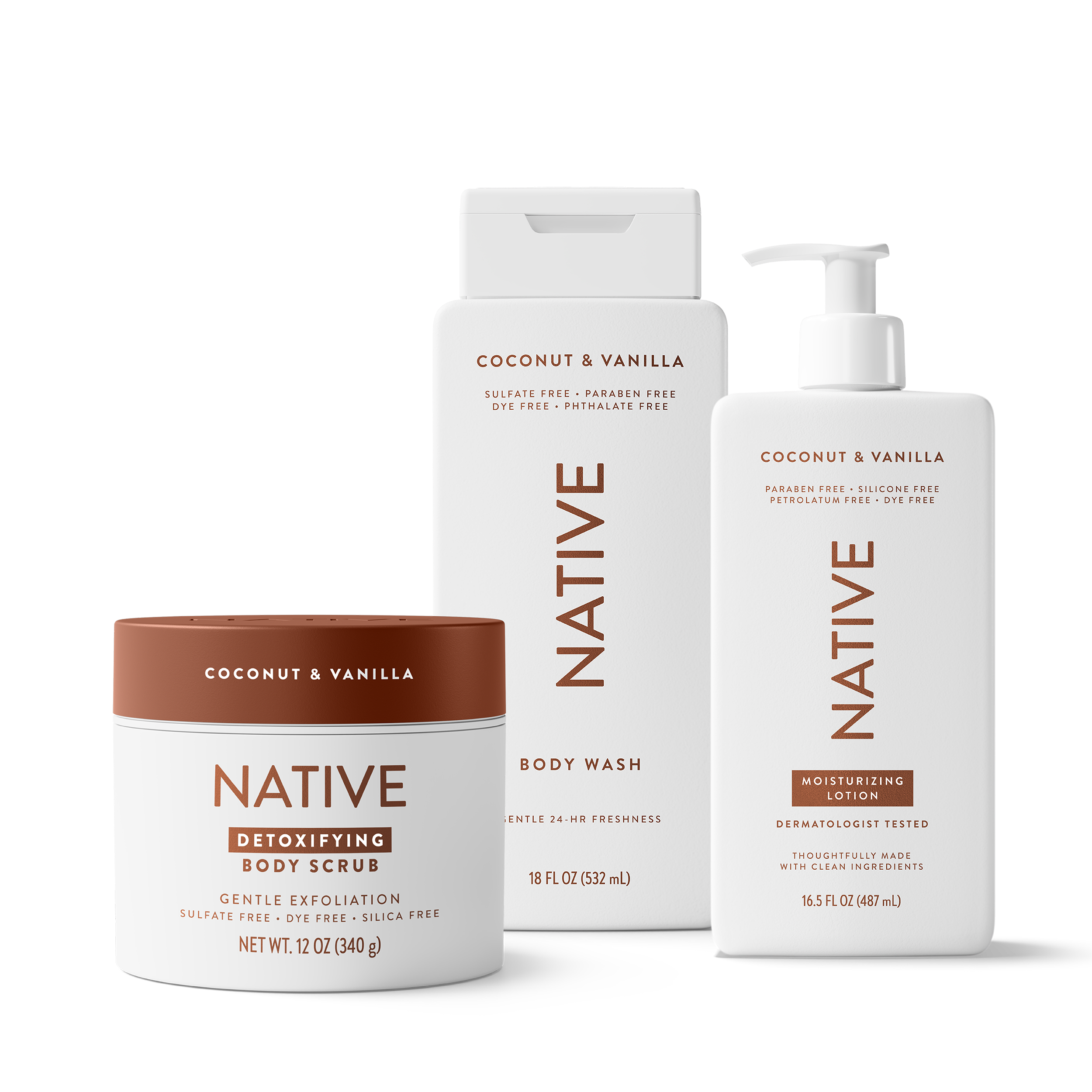 Exfoliate + Hydrate Trio - Clean Bundle